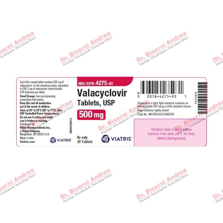 Valacyclovir 500 mg for genital herpes: three jobs, three schedules